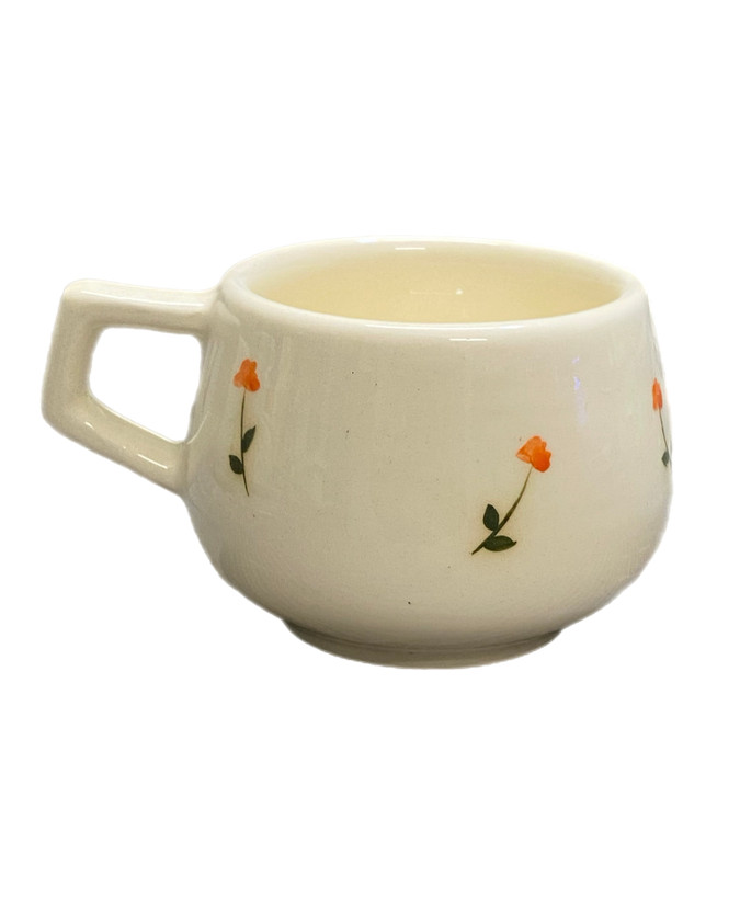 ست چای خوری سرامیکی مدل ٢ کاپ طرح گل
