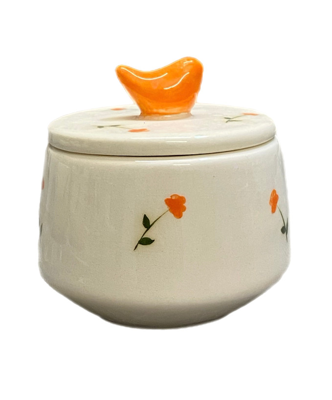 ست چای خوری سرامیکی مدل ٢ کاپ طرح گل